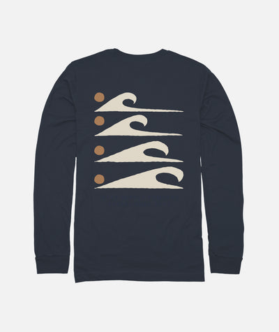 Procession Long Sleeve Tee - Blue