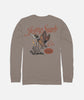 Quack Long Sleeve Tee - Cinder