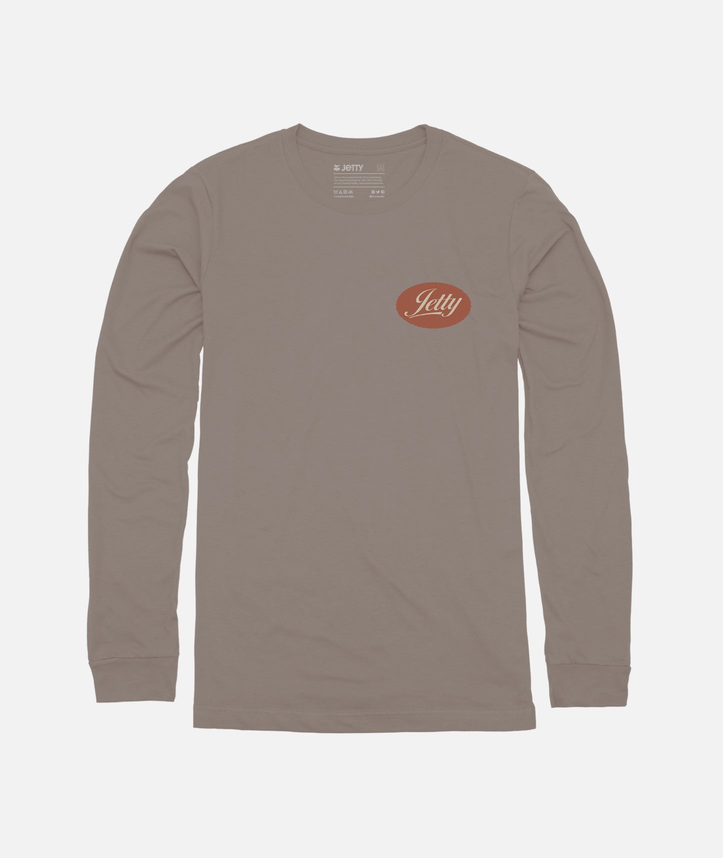 Quack Long Sleeve Tee - Cinder