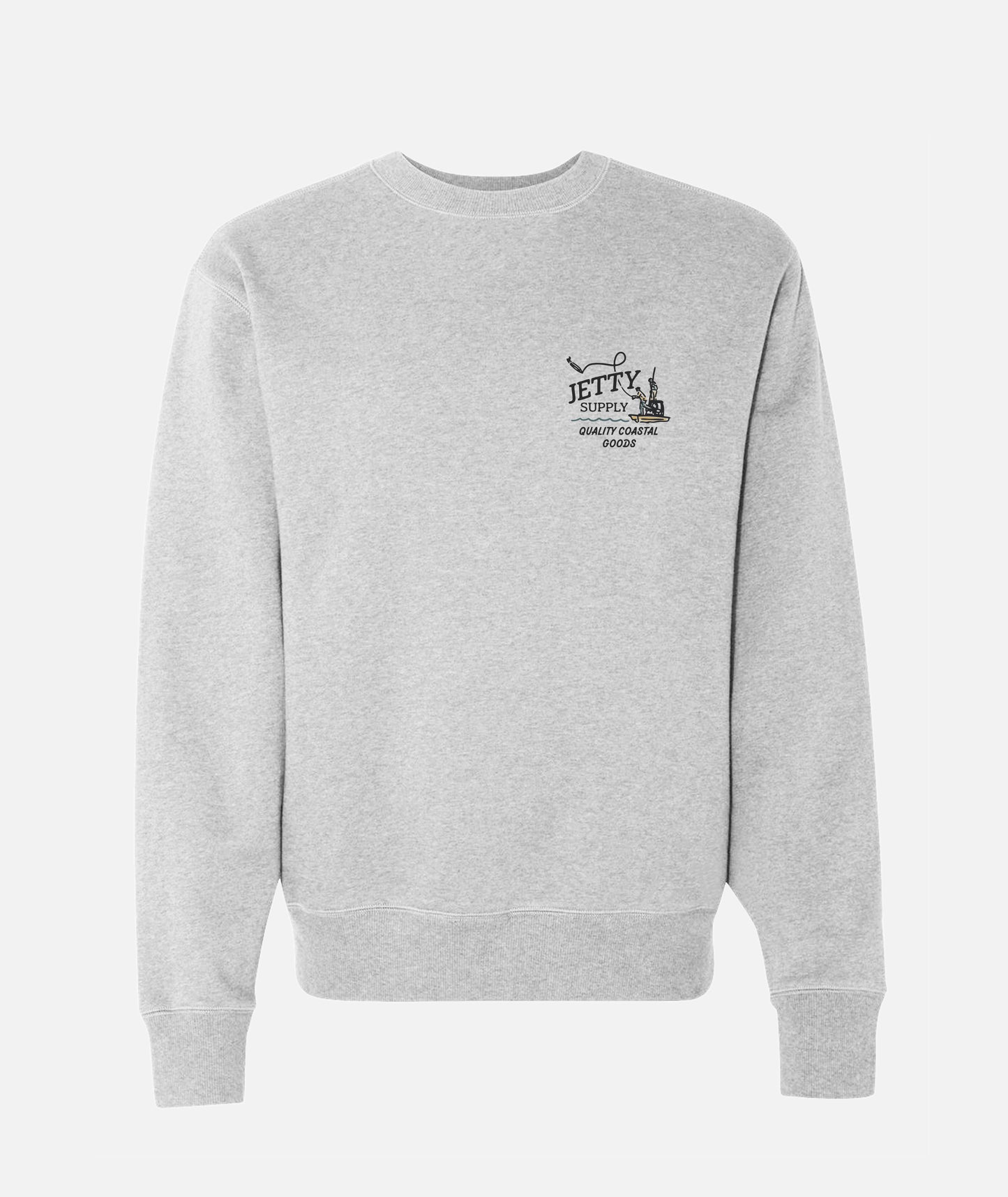 Flats Fleece Crewneck - Athletic Heather