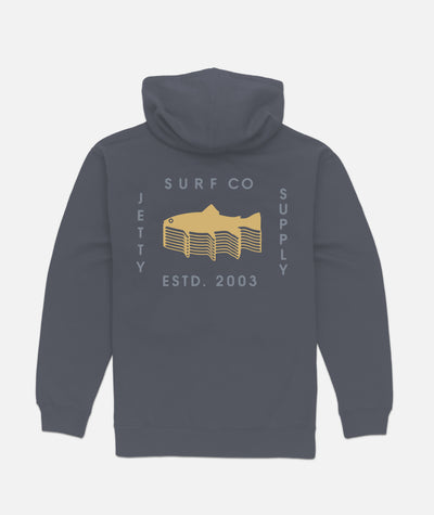Stacks Hoodie - Indigo