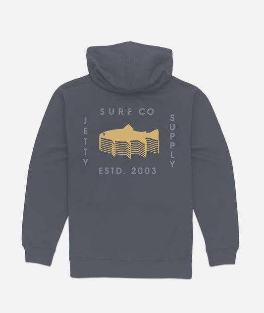 Stacks Hoodie - Indigo