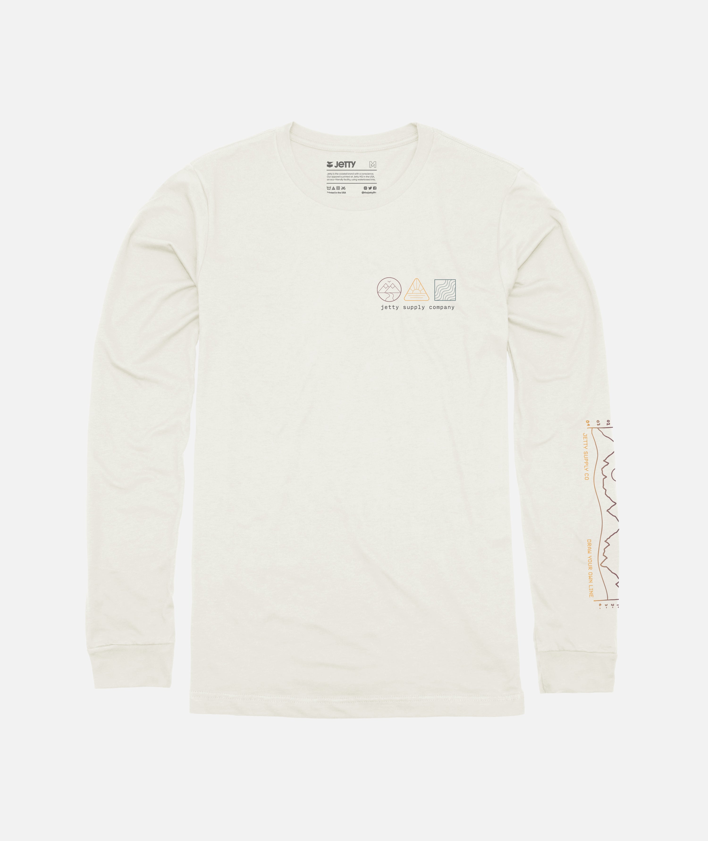 Triple Long Sleeve Tee - White