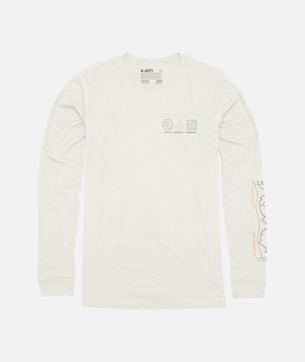 Triple Long Sleeve Tee - White