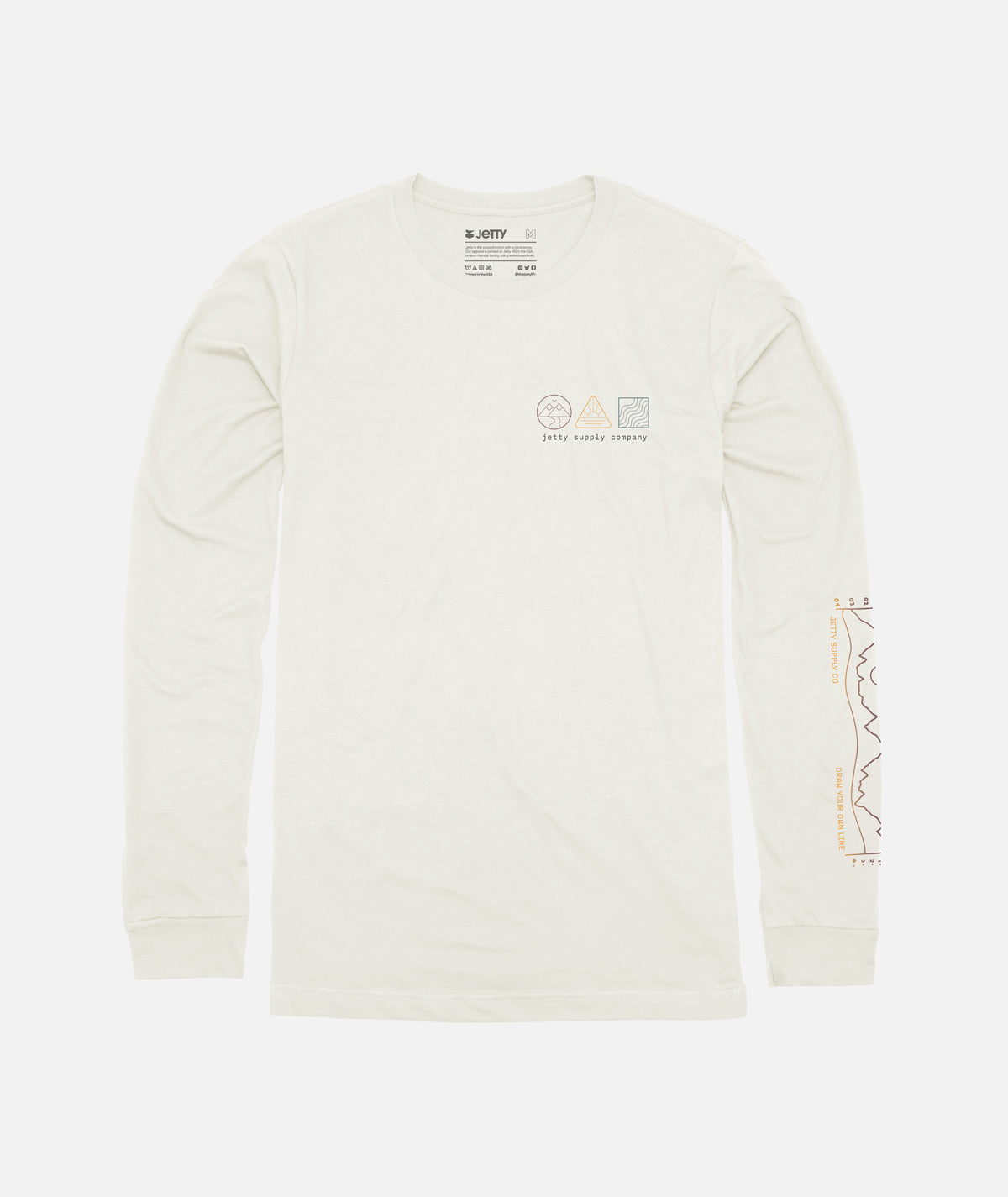 Triple Long Sleeve Tee - White