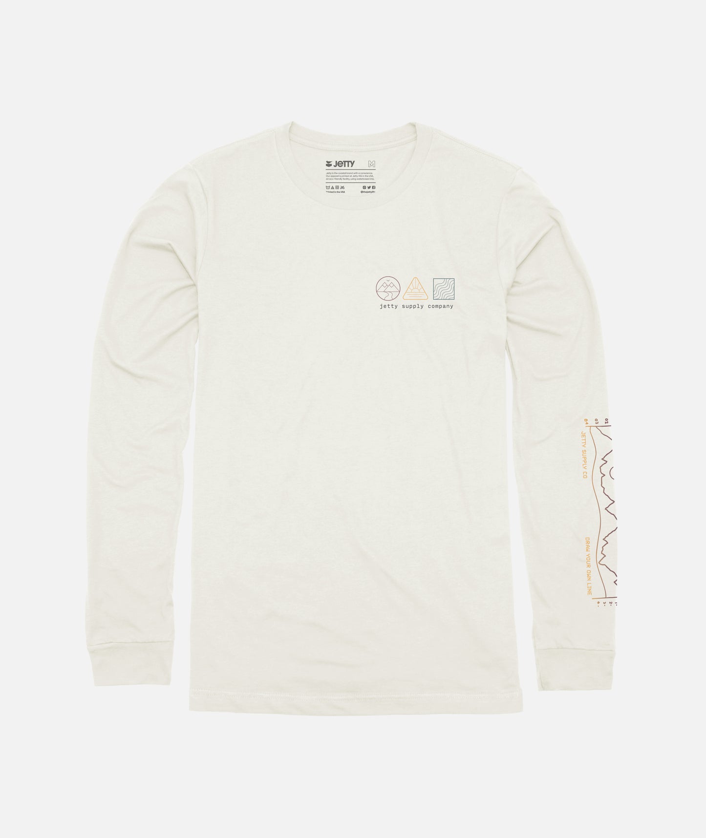 Triple Long Sleeve Tee - White