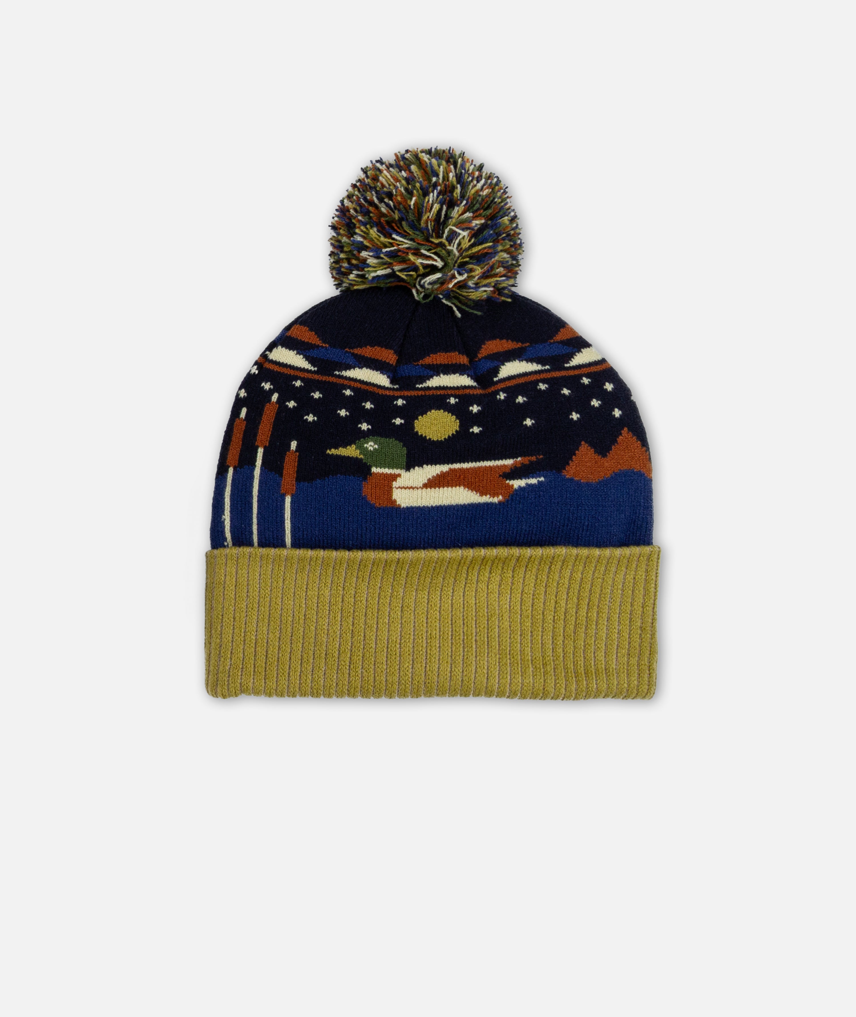 Hunter Pom Beanie - Navy