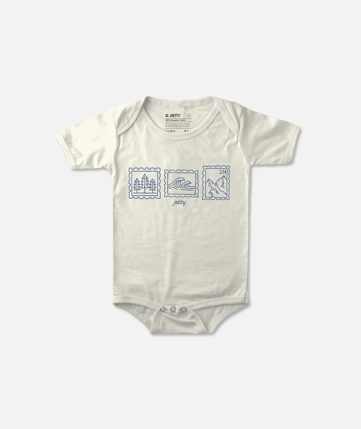 Stamps Bodysuit - Natural