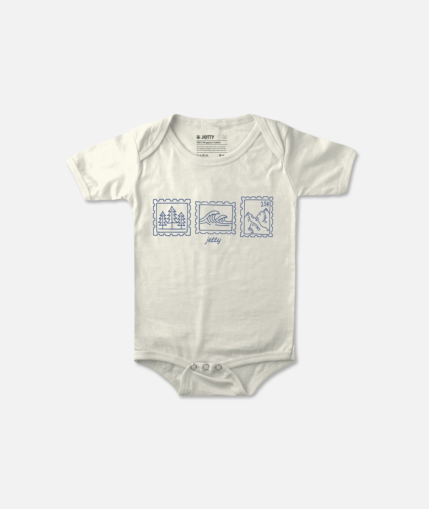 Stamps Bodysuit - Natural