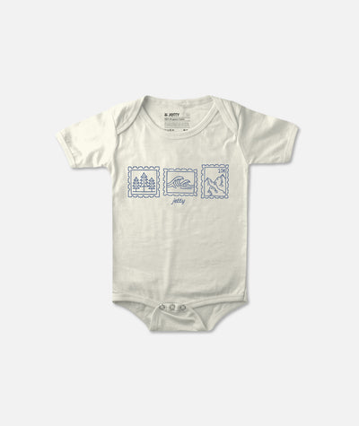 Stamps Bodysuit - Natural