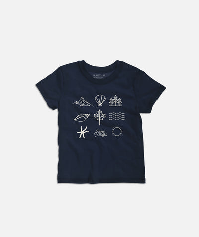 Tot Outdoor Element Tee - Navy