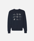 Tot Outdoor Element Crewneck - Navy