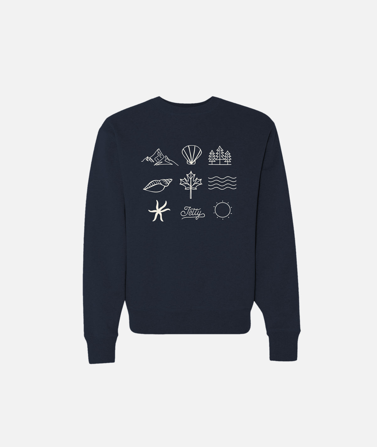 Tot Outdoor Element Crewneck - Navy