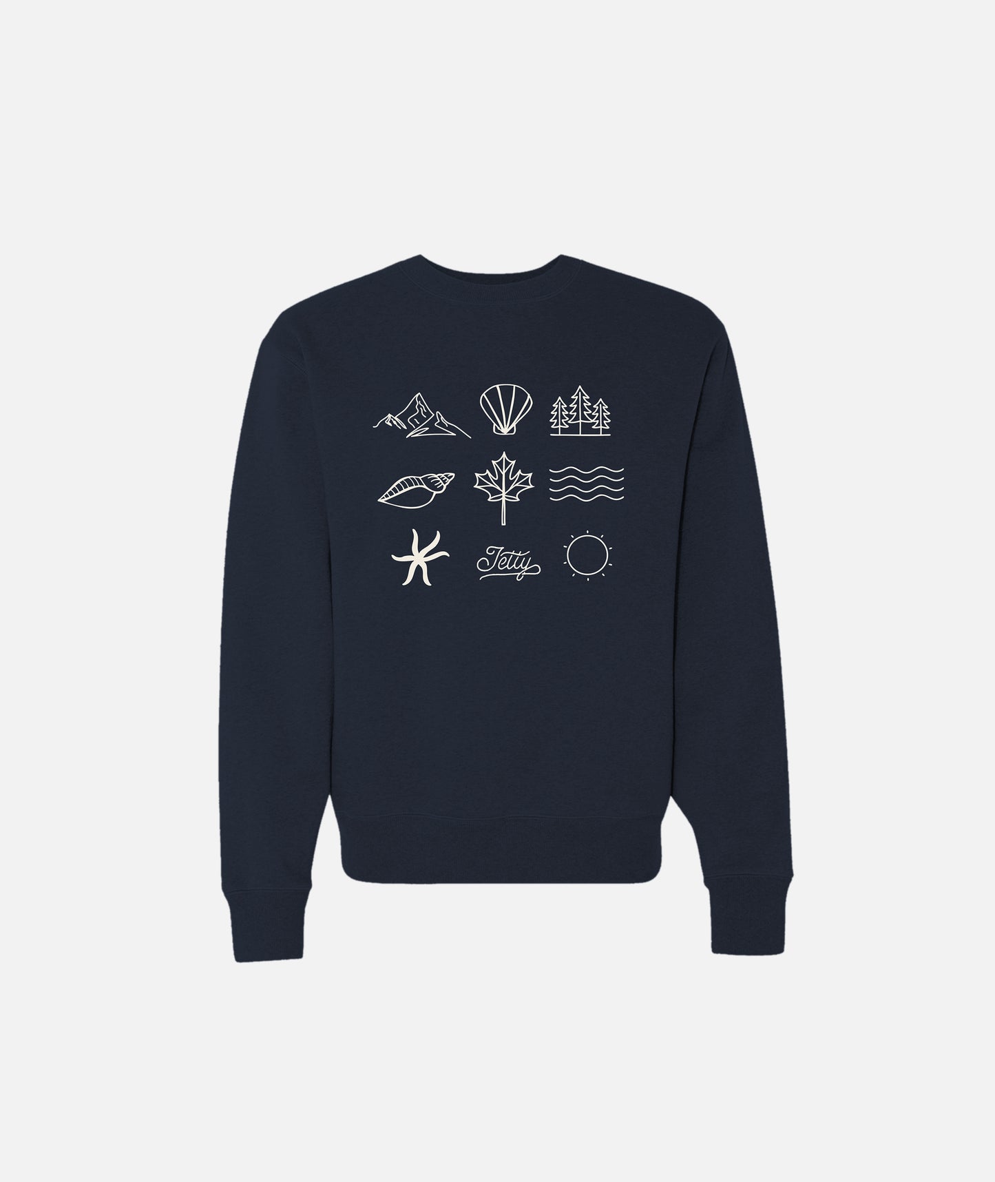 Tot Outdoor Element Crewneck - Navy