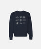 Tot Outdoor Element Crewneck - Navy