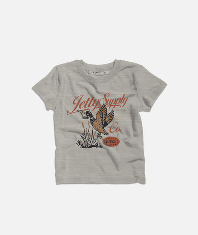 Tot Quack Tee - Heather Grey