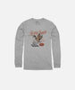 Tot Quack Long Sleeve Tee - Heather Grey