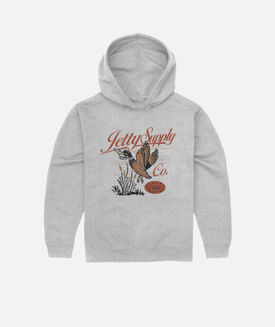 Tot Quack Hoodie - Heather Grey