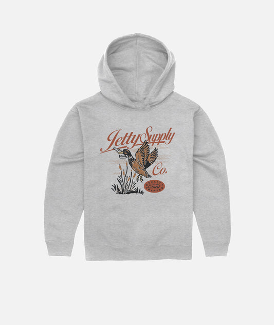 Tot Quack Hoodie - Heather Grey