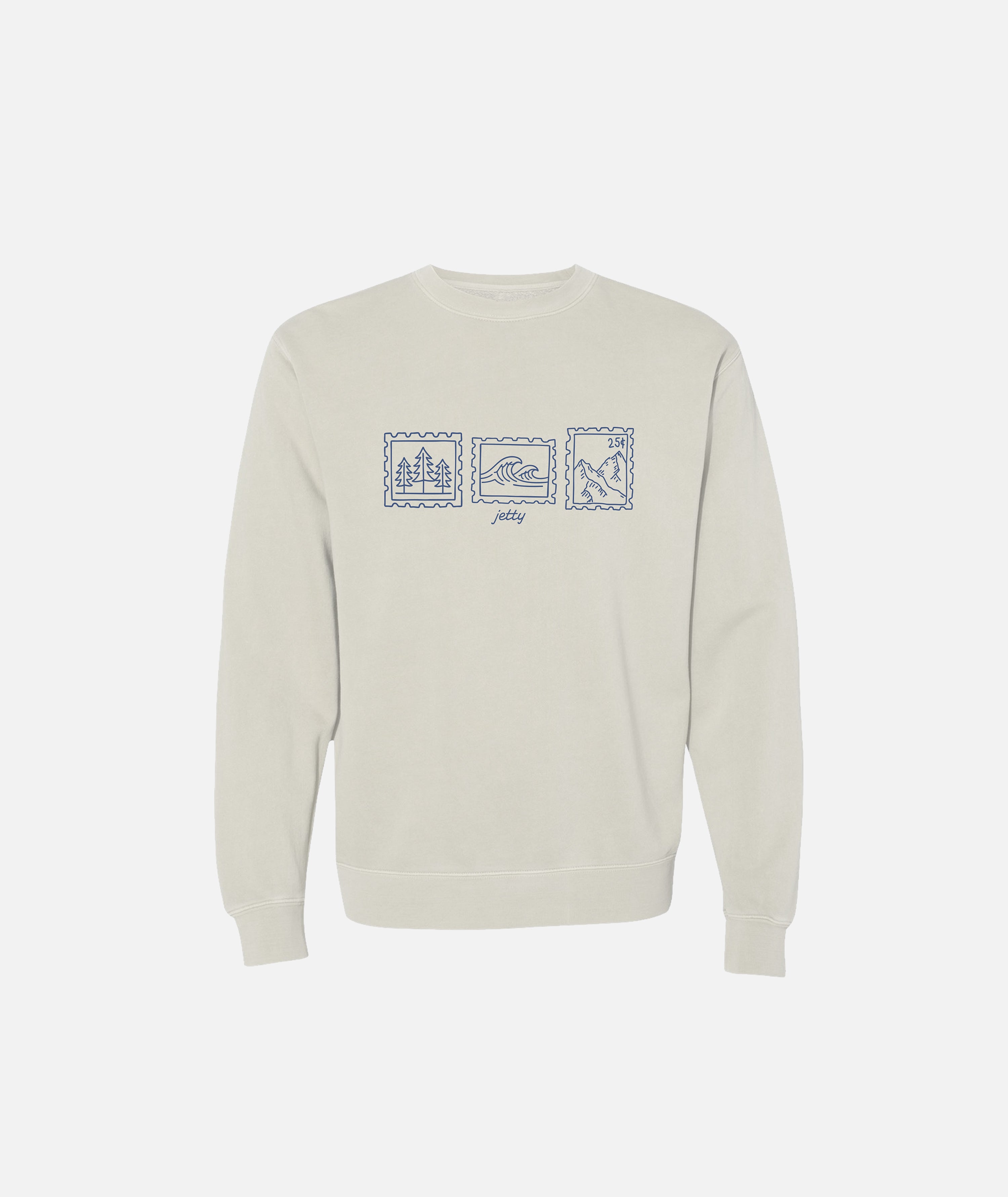 Tot Stamps Crewneck - Natural