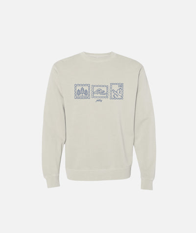 Tot Stamps Crewneck - Natural