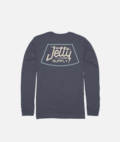 Grom Node Long Sleeve Tee - Navy