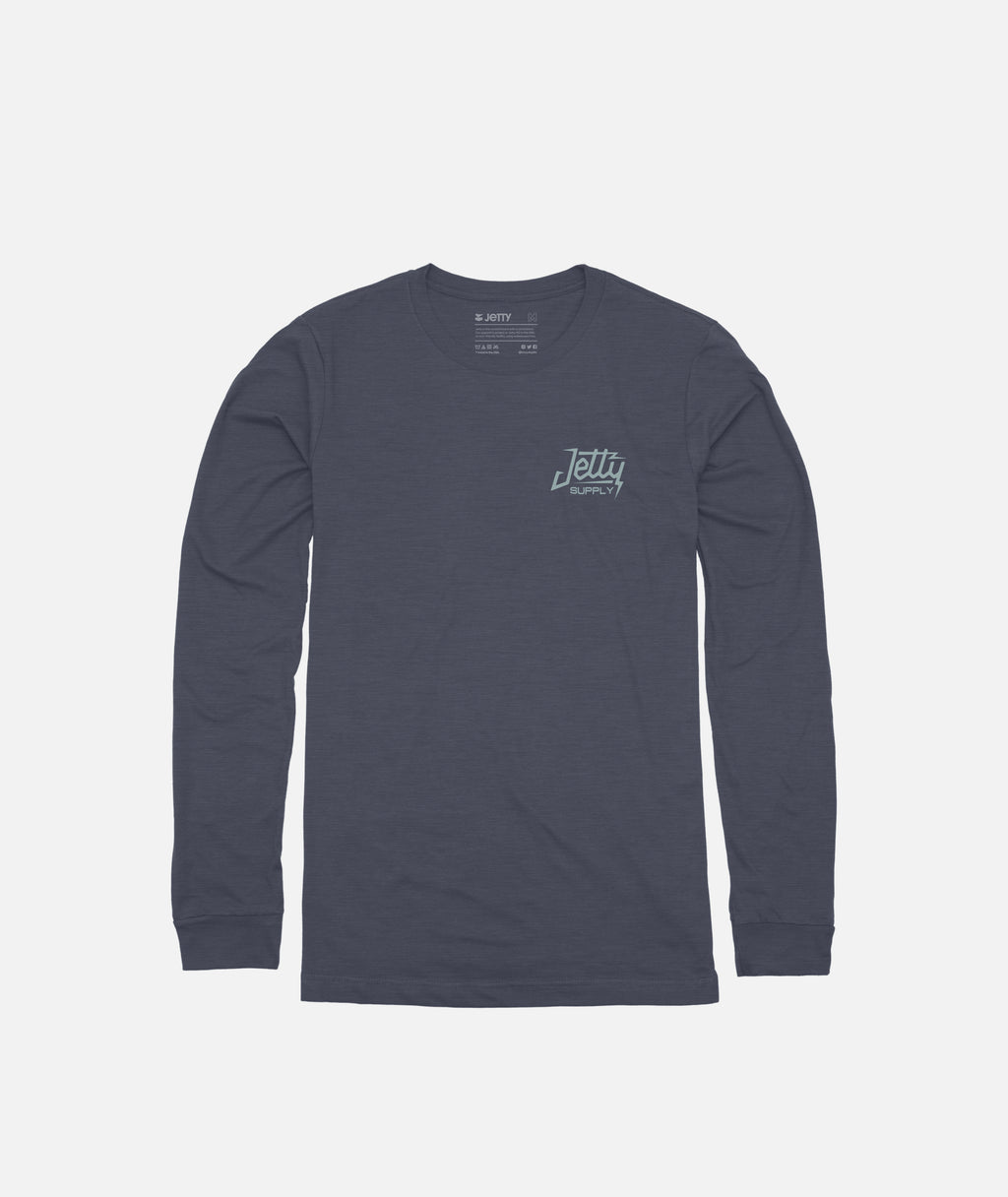 Grom Node Long Sleeve Tee - Navy