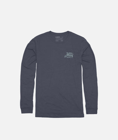 Grom Node Long Sleeve Tee - Navy