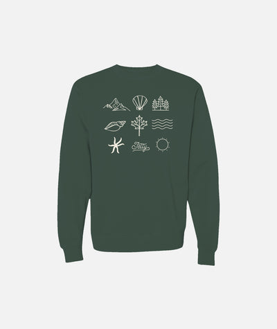 Grom Outdoor Element Crewneck - Grey