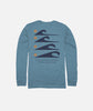 Grom Procession Long Sleeve Tee - Teal