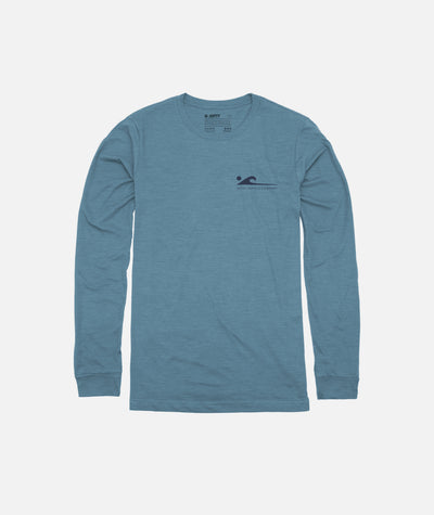 Grom Procession Long Sleeve Tee - Teal