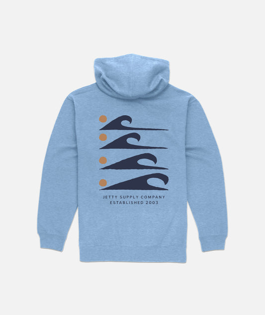 Grom Procession Hoodie - Pacific