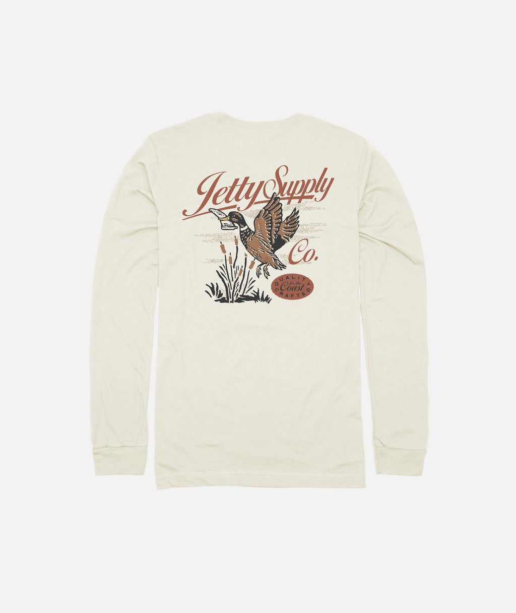 Grom Quack Long Sleeve Tee - Natural