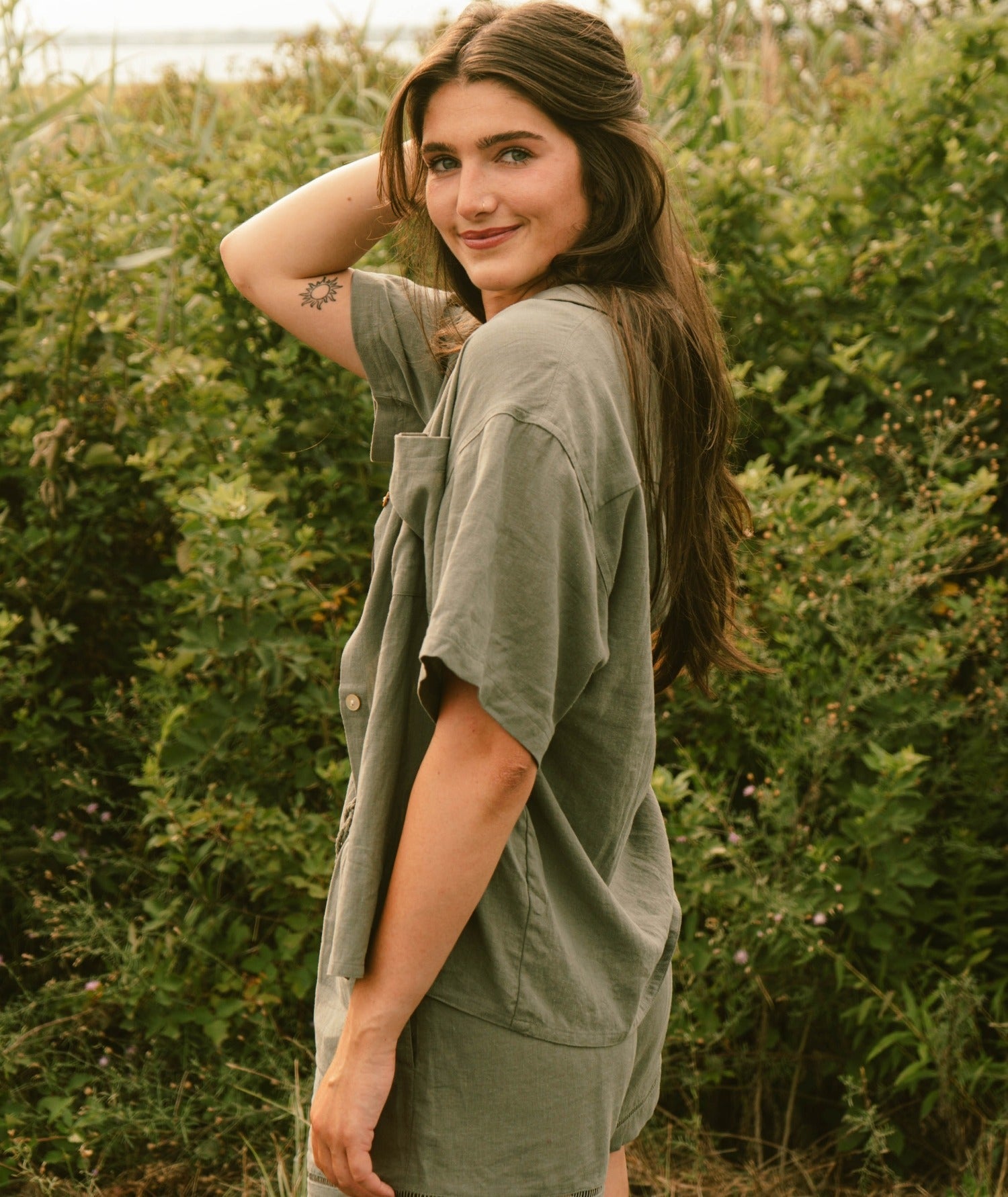 Cape Cod Linen Shirt - Agave - Jetty