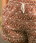 Dune Linen Short - Rust - Jetty
