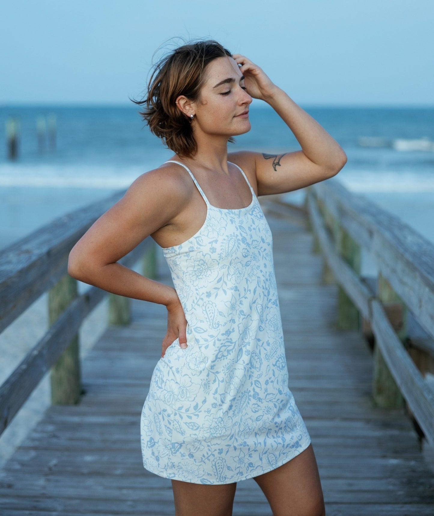 Laguna Active Dress - White - Jetty