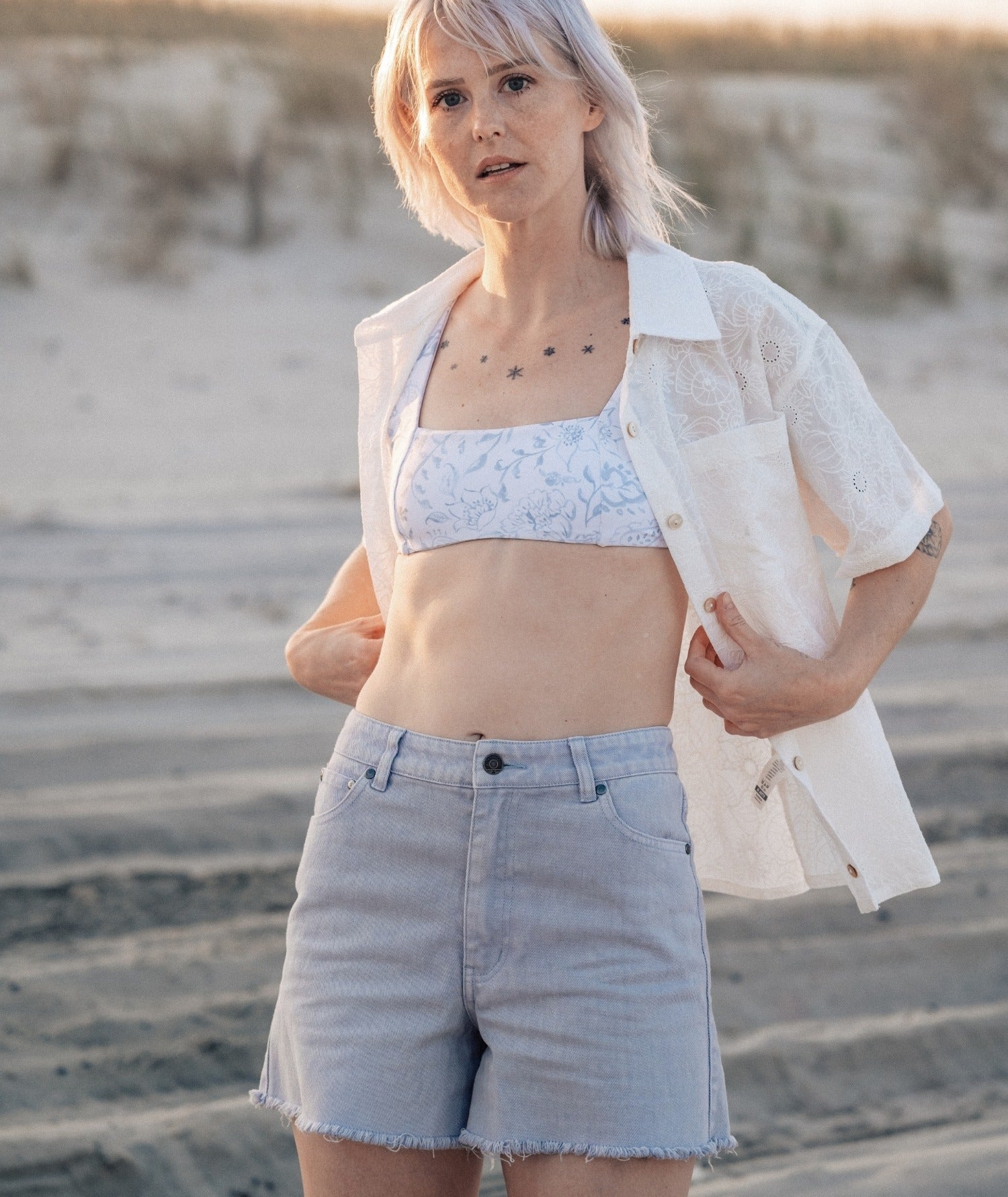 Elle Short - Blue - Jetty