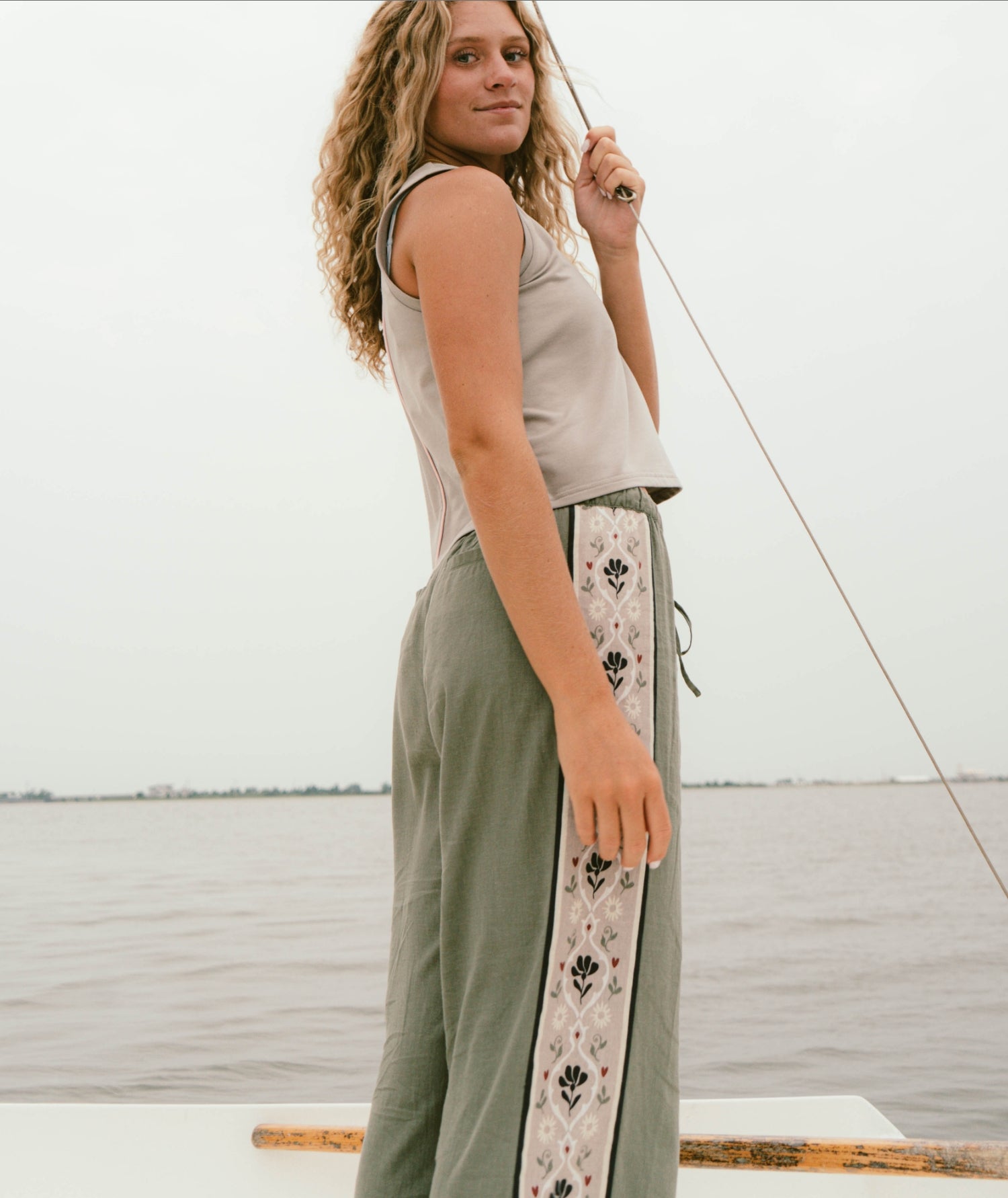 Montauk Pant - Agave - Jetty