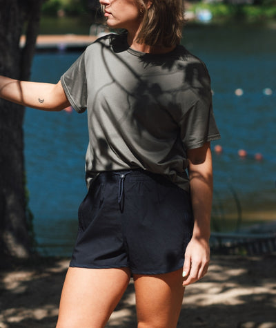 Ventnor Hybrid Short - Black - Jetty