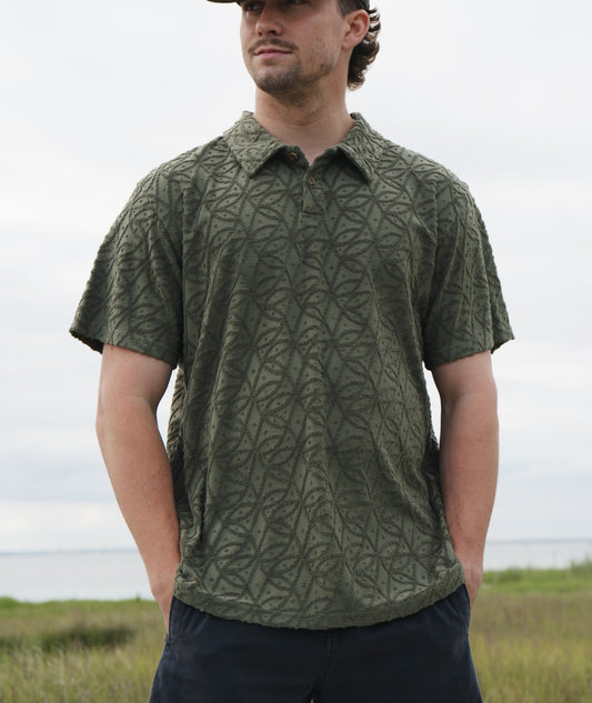 Manahawkin Polo - Olive - Jetty