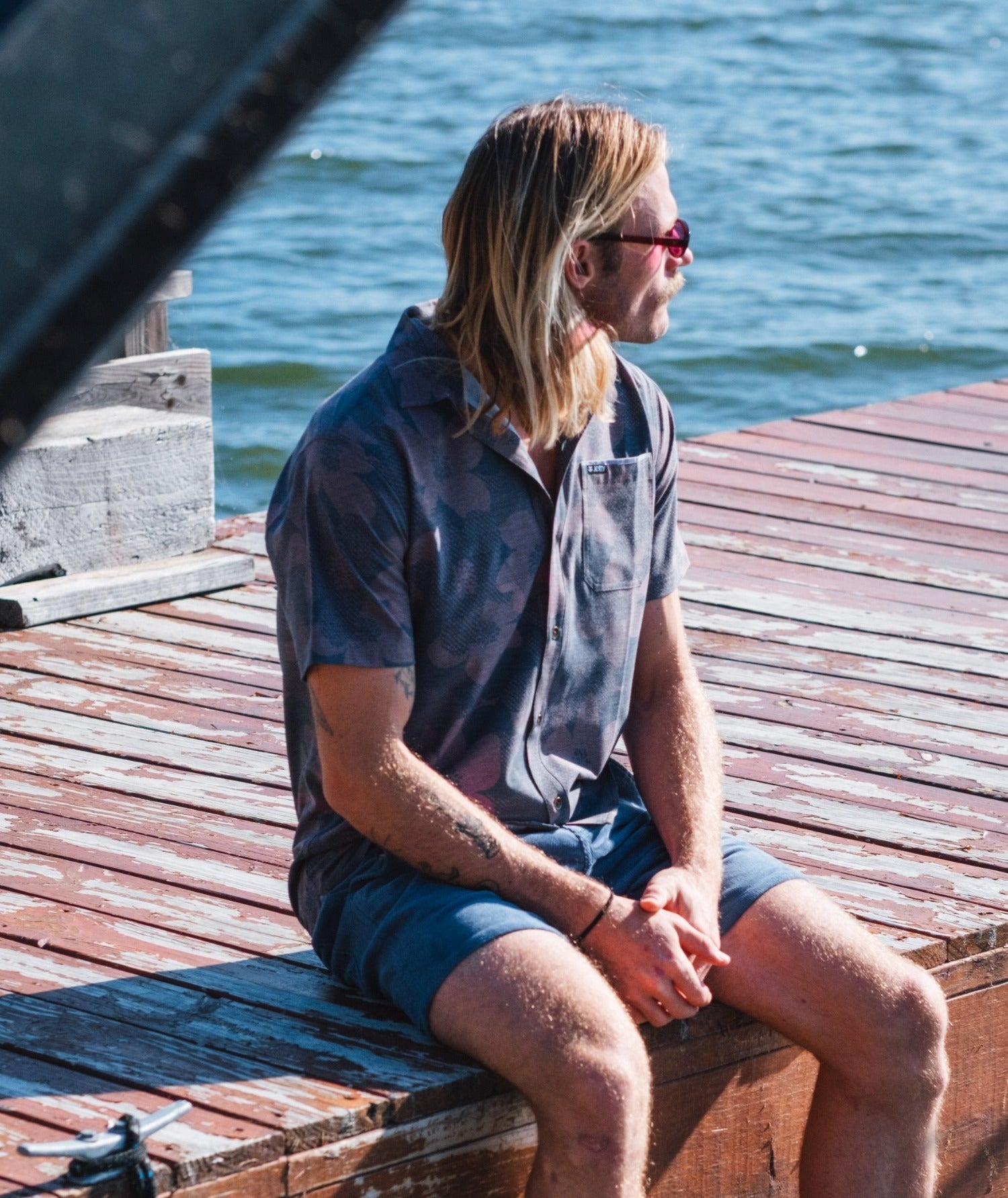 Garwood Woven - Mauve - Jetty