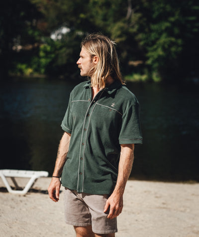 Barnegat Terry Shirt - Green - Jetty