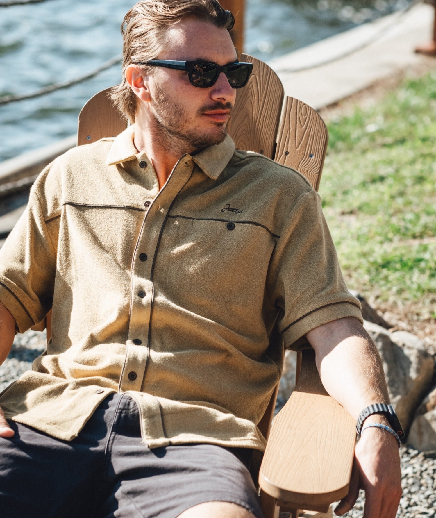 Barnegat Terry Shirt - Mustard - Jetty