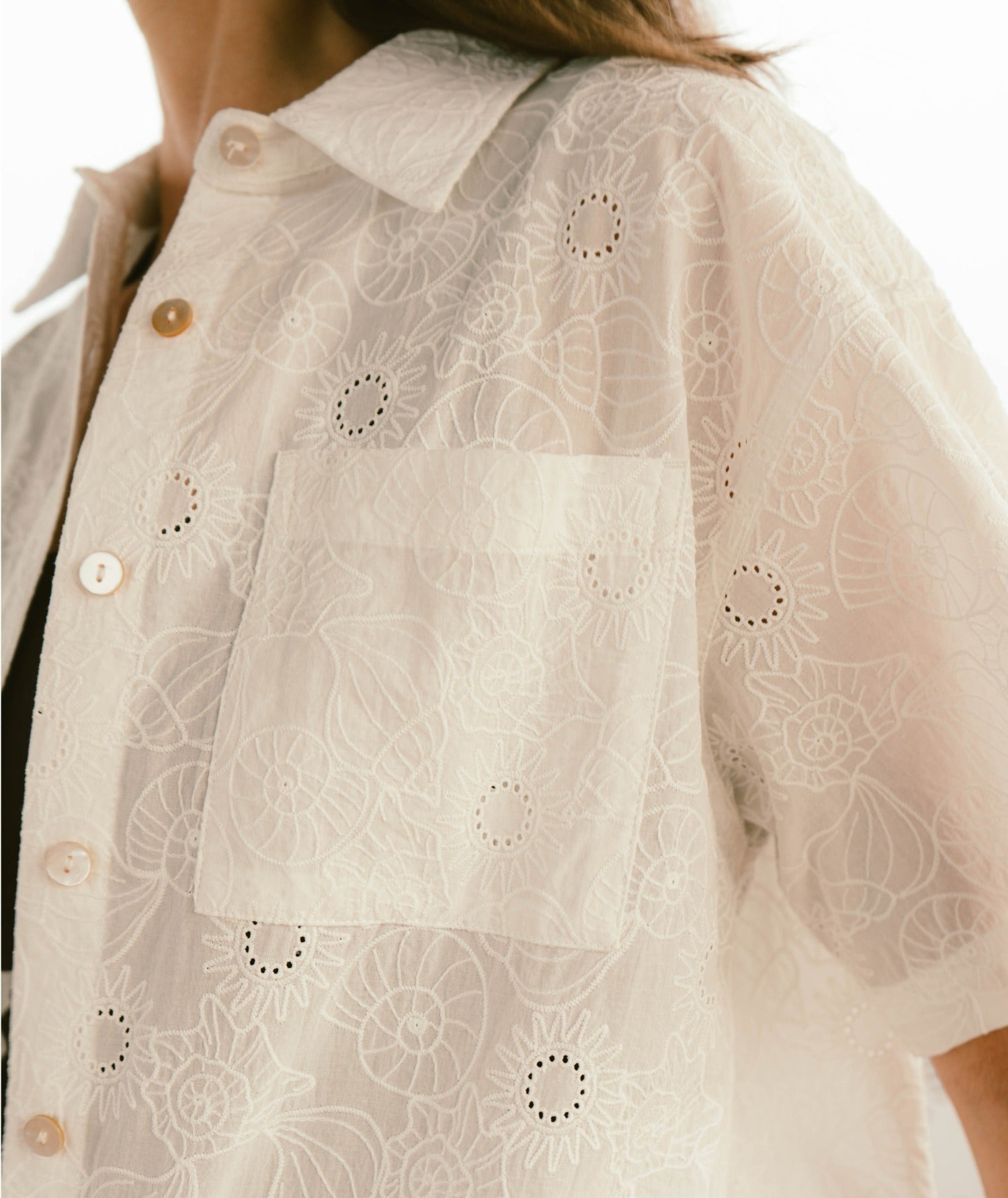 Cape Cod Cotton Shirt - White - Jetty