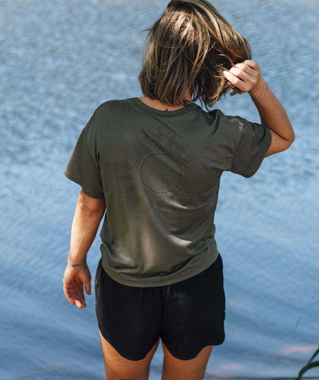 Neptune Performance UV Tee - Agave - Jetty