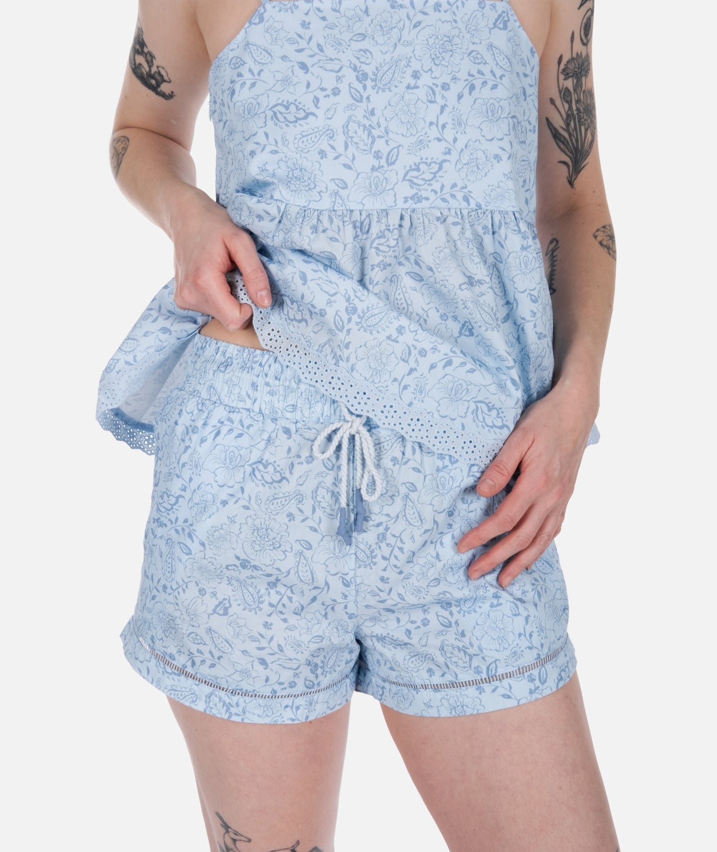 Dune Cotton Short - Blue - Jetty