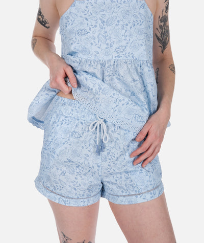 Dune Cotton Short - Blue - Jetty