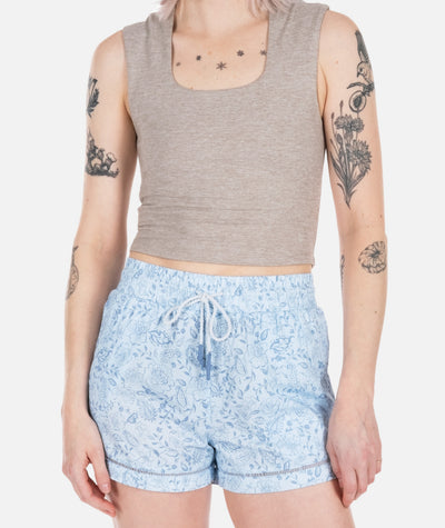 Dune Cotton Short - Blue - Jetty
