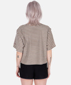 Avalon Striped Tee - Tan - Jetty