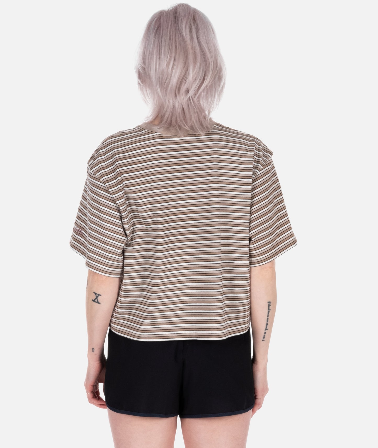 Avalon Striped Tee - Tan